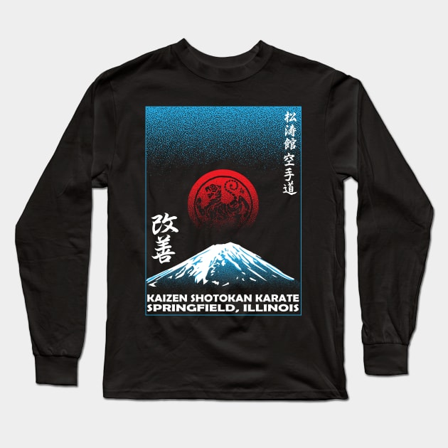 Kaizen Shotokan Mountian Long Sleeve T-Shirt by Limey_57